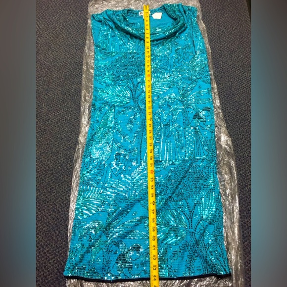 France’s La Vie Elegant Blue Women's Dress LIKE NEW! EXCELLENT CONDITION! Size 4 - Picture 11 of 12